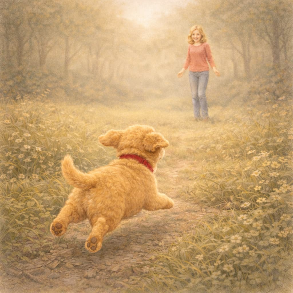 Leonie auf der Wiese